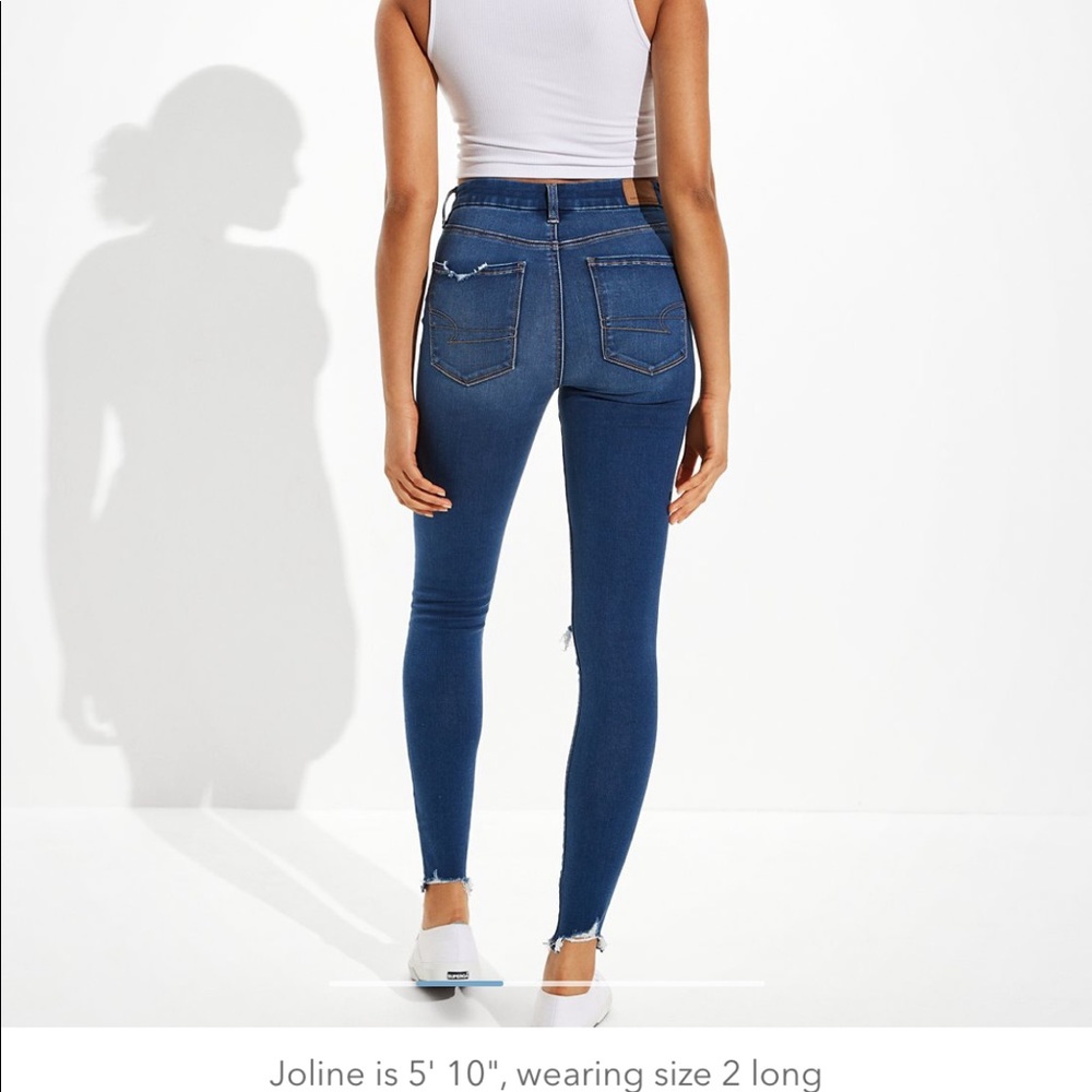 American Eagle Patchwork Jeans - image 2